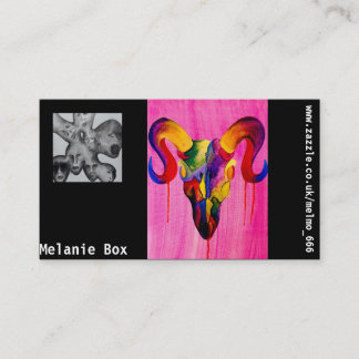 ラムのスカルおよび幽霊はカスタムな名刺を設計します 名刺