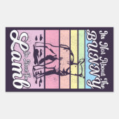 ラムのパステルに関するバニーの話ではない 長方形シール (正面)