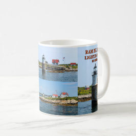 ラムの島の灯台、Boothbay港のメインのマグ コーヒーマグカップ