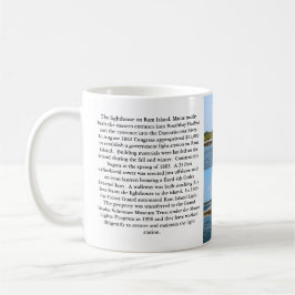 ラムの島の灯台、Boothbay港のメインのマグ コーヒーマグカップ