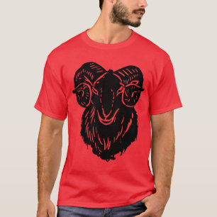 ラムの頭部 Tシャツ