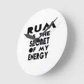 ラムは俺の力の秘密だ ラウンド壁時計 (傾斜)