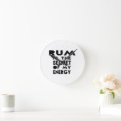 ラムは俺の力の秘密だ ラウンド壁時計 (ホーム)