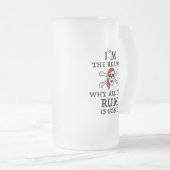 ラムを全部消えてしまった理由は僕だ フロストグラスビールジョッキ (正面右)