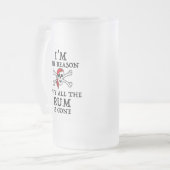 ラムを全部消えてしまった理由は僕だ フロストグラスビールジョッキ (正面左)