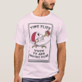 「ラムを持ったときには時間が経つだろう」 Tシャツ (正面)