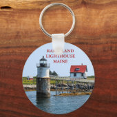 ラムアイランドライトハウスメインキーチェーン キーホルダー (正面)