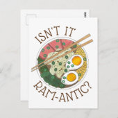 ラムアンティック（ロマンチック）ラーメン好きじゃない ポストカード (正面/裏面)