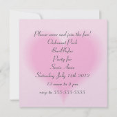 ラムアンドクラウドチャイルド誕生日招待状 招待状 (裏面)