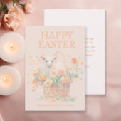 ラムイースターバスケットピーチピンクフローラ シーズンカード