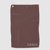 ラムカスタムレーズンゴルフタオル ゴルフタオル (正面)