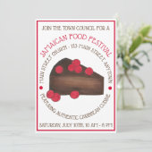 ラムケーキジャマイカカリブのフードフェスティバル 招待状 (スタンド正面)