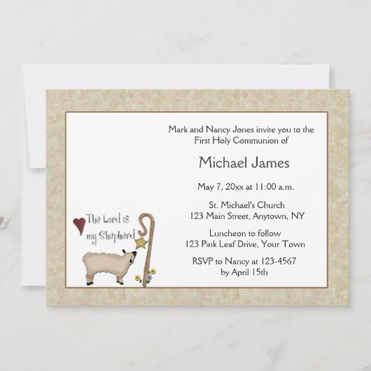 ラムコミュニオン招待状 招待状 (正面)