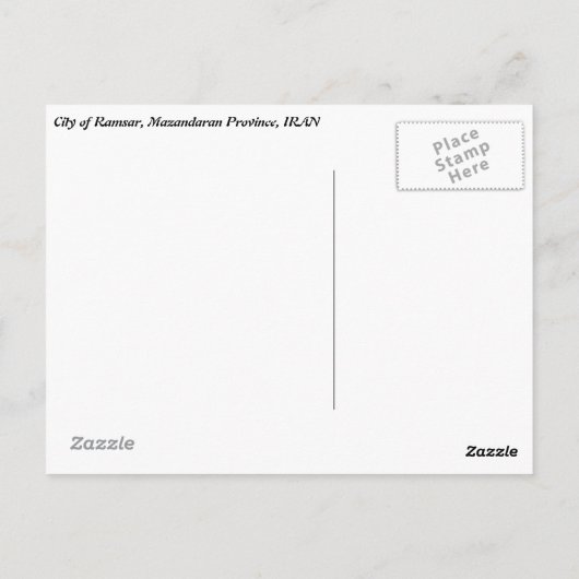 ラムサール ポストカード (裏面)