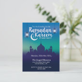 ラムザンカレームイフタールパーティの招待状 ポストカード (スタンド正面)
