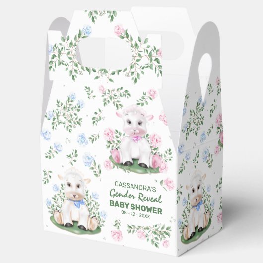 ラムジェンダーが赤ちゃんシャワーを明らかにする フェイバーボックス (オープン)