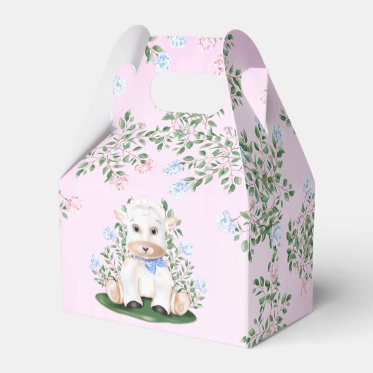 ラムジェンダーが赤ちゃんシャワーを明らかにする フェイバーボックス (裏面サイド)