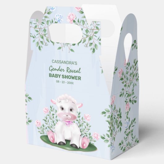 ラムジェンダーが赤ちゃんシャワーを明らかにする フェイバーボックス (オープン)