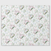 ラムジェンダーが赤ちゃんシャワーを明らかにする ラッピングペーパー (フラット)