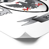 ラムジー家紋コートオブアームズ ポスター (角)