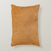 ラムスキンイタリアンレザー：ヴィンテージテクスチャ アクセントクッション (正面(垂直))