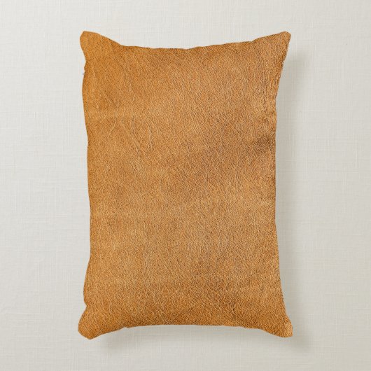 ラムスキンイタリアンレザー:ヴィンテージテクスチャ アクセントクッション (正面(垂直))