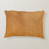 ラムスキンイタリアンレザー：ヴィンテージテクスチャ アクセントクッション (裏面)