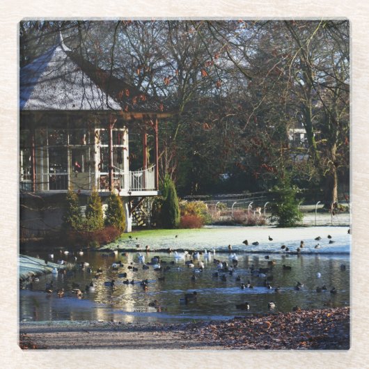 ラムズウォエラティーハウスコアステラ ガラスコースター (正面)