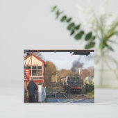 ラムズボトムの蒸気列車 ポストカード (スタンド正面)