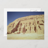 ラムセス2世の神殿のファサード ポストカード (正面/裏面)