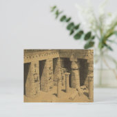 ラムセス3世の神殿。エジプト1870年頃 ポストカード (スタンド正面)