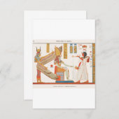 ラムセス4世エジプト古代美術の墓 セーブザデート (正面/裏面)