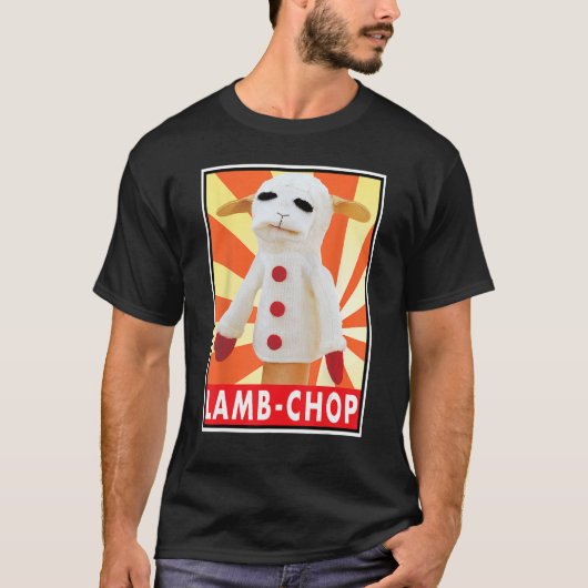 ラムチョップヴィンテージレトロ Tシャツ (正面)