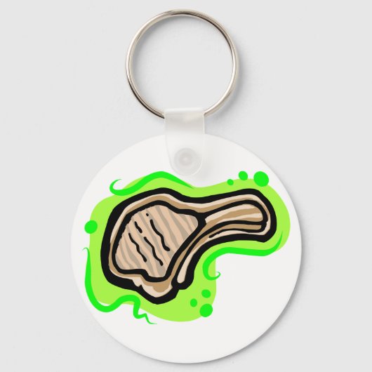 ラムチョップ キーホルダー (正面)