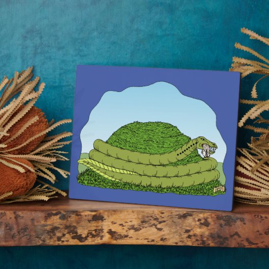 ラムトンの虫 フォトプラーク (側面)