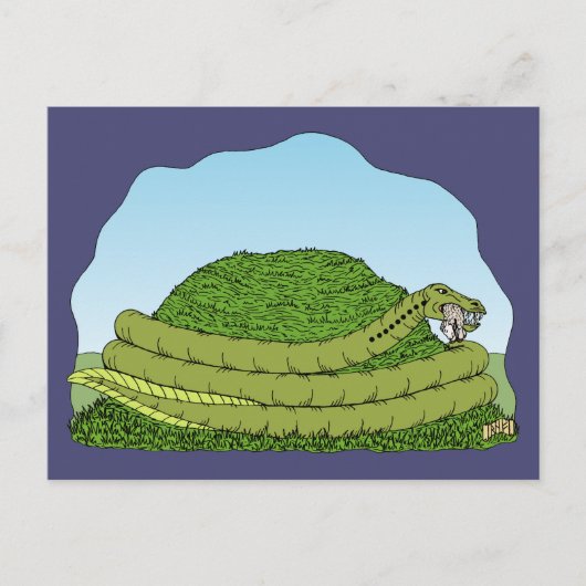 ラムトンの虫 ポストカード (正面)