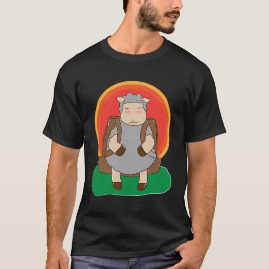 ラムハイキング自然ホビーハイカーマウンテンズ Tシャツ (正面)