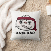 ラムバオ兵士おもしろいディムサンプリン クッション (ブランケット)