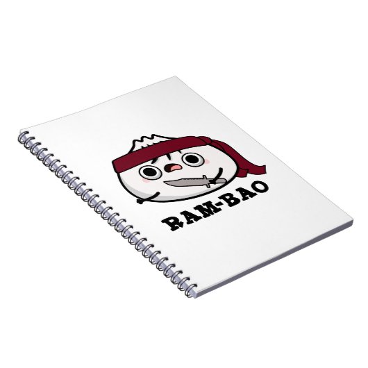 ラムバオ兵士おもしろいディムサンプリン ノートブック (右側)