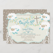 ラムバプテスマ招待状 招待状 (正面/裏面)