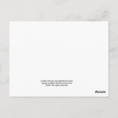 ラムパンチカクテルレシピアート ポストカード (裏面)