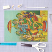 ラムパンチャヤタンRaja Ravi Varmaによって装飾 薄葉紙 (クラフト)