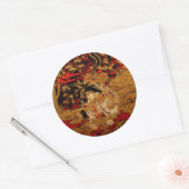 ラムヒツジまたはヤギの丸いステッカーの年 ラウンドシール (封筒)