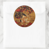 ラムヒツジまたはヤギの丸いステッカーの年 ラウンドシール (バッグ)