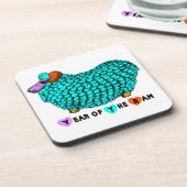 ラムヒツジ又はヤギターコイズコースターの年 コースター (左側)