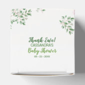 ラムピンクローゼスフローラベビーシャワー フェイバーボックス (上部)