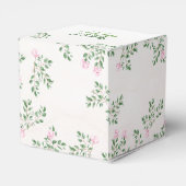 ラムピンクローゼスフローラベビーシャワー フェイバーボックス (裏面サイド)