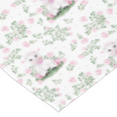 ラムピンクローゼスフローラ子供部屋ベビーシャワー テーブルクロス (アングル)