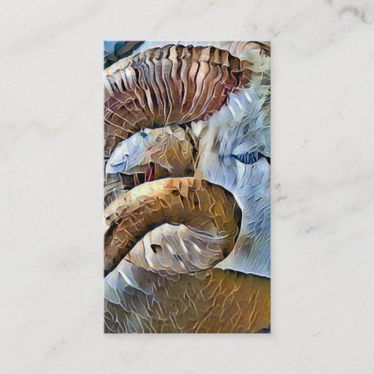 ラムファーム動物 名刺 (正面)