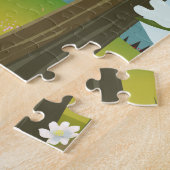 ラムフォードメイン旅行ポスターポストカード ジグソーパズル (側面)